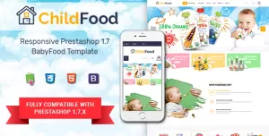 ChildFood - Adorable Baby Shop PrestaShop Theme