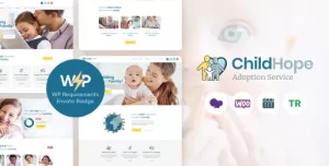 ChildHope  Child Adoption Service & Charity Nonprofit WordPress Theme