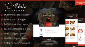 Chili - Multi-Purpose Restaurant WordPress Theme - Themes ...