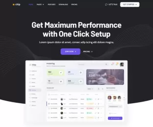 Chip - SaaS & Tech Startup Elementor Template Kit