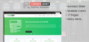 Choice Host- HTML Template for Hosting Services and Domain Registration