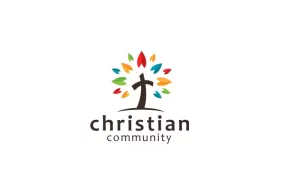 Christian Community Logo Design Template - TemplateMonster