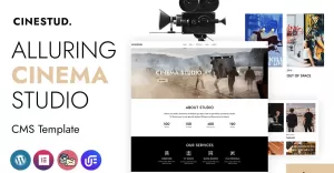 Cinestud - Cinema And Movie WordPress Elementor CMS Theme