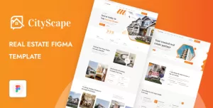 CityScape - Real Estate Figma Template