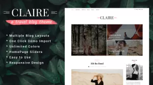 Claire - Blog WordPress Theme