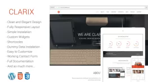 Clarix - Creative Agency & Portfolio Wordpress Theme - Themes ...