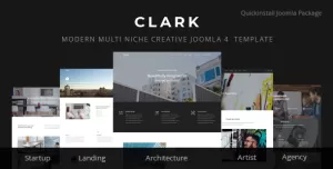 Clark - Modern Multi Niche Creative Joomla 4 Template