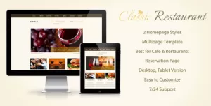 Classical Restaurant Muse Template