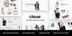 Claue - The Clean & Minimalist OpenCart Theme