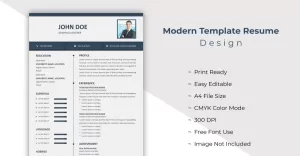 Clean & Custom Resume Template Design - TemplateMonster