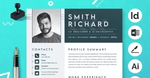 Clean Resume Booklet  New Resume CV Design 2024  Top Rated Resume
