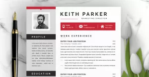 Clean Resume Booklet  New Resume CV Design 2024  Top Rated Resume Layout