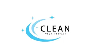 Cleaning Or Washing Vector Logo Design Template V1