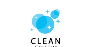 Cleaning Or Washing Vector Logo Design Template V4
