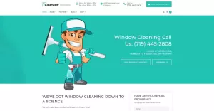 Clearview - Window Cleaning Services WordPress theme