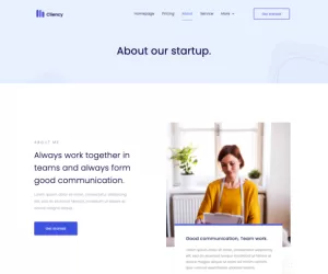 Clientcy  Business & Startup Elementor Template Kit