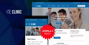 Clinic - Modern Medical & Healthcare Joomla Responsive Template