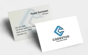 Code Studio Letter C Pro Logo Template - TemplateMonster