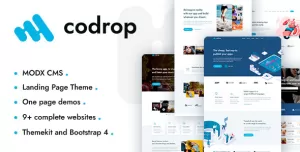 Codrop – App Landing Page And One Page MODX Theme