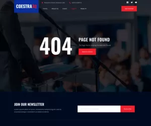 Coestra – Political Party & Candidate Elementor Template Kit