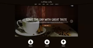 Coffee for Freshness Joomla Template - TemplateMonster