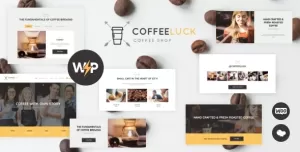 Coffee Luck  Cafe, Restaurant & Shop WordPress Theme