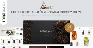 Coffi - Coffee Shops & Cafés Responsive Shopify Theme