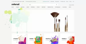 Colorad - Art Store Clean OpenCart Template - TemplateMonster