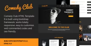 Comedy Club - Entertainment HTML Template