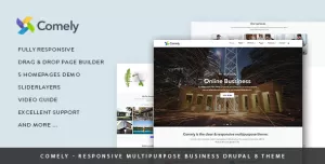 Comely - Responsive Multipurpose Business Drupal 9 Theme