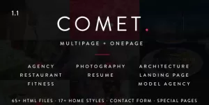 Comet - Creative Multi-Purpose Drupal Theme