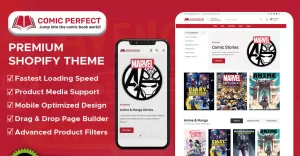Comic Perfect - Anime & Manga Stories Multipurpose Shopify Theme