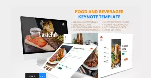 Company Profile Food And Beverages Keynote Template