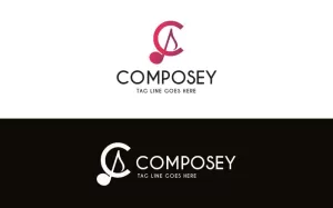 Composey - Music Brand Logo Template - TemplateMonster