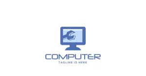 Computer and Networking Logo Template - TemplateMonster