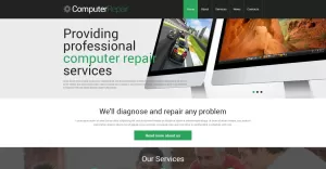 Computer Repair Responsive WordPress Theme - TemplateMonster
