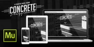 Concrete Playground 1 Page Muse Theme