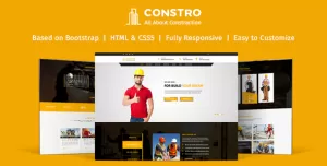 Constro - Construction Business HTML5 Template