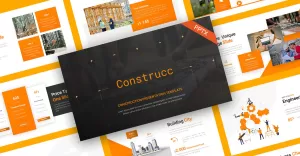 Construcc Construction PowerPoint Template - TemplateMonster
