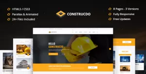 Construcdo - Construction, Building & Renovation Html5 Template