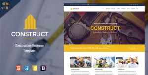 Construct - HTML5 Construction & Business Template