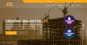 Construction - Joomla 4 & 5 Template With Prebuilt Websites