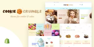 Cookie  Shopify Fast Food eCommerce Theme