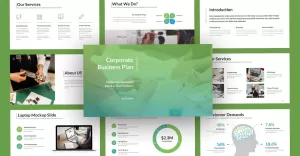 Corpora Corporate Business Keynote Template - TemplateMonster