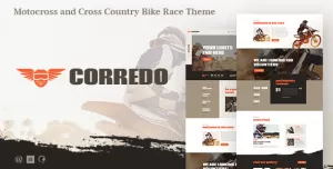Corredo  Bike Race & Sports Events WordPress Theme
