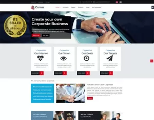 Corrus Business Corporation Joomla 5 Joomla 4 and Joomla 3 Template