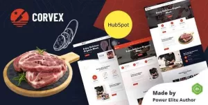 Corvex - Butcher & Meat Shop HubSpot Theme