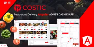 Costic  Food Admin Dashboard Angular Template