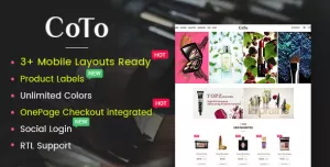 Coto – Beauty & Spa Store OpenCart 2.3 Theme