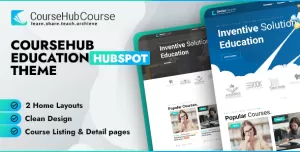 CourseHub - Education Coaching Institute HubSpot Theme